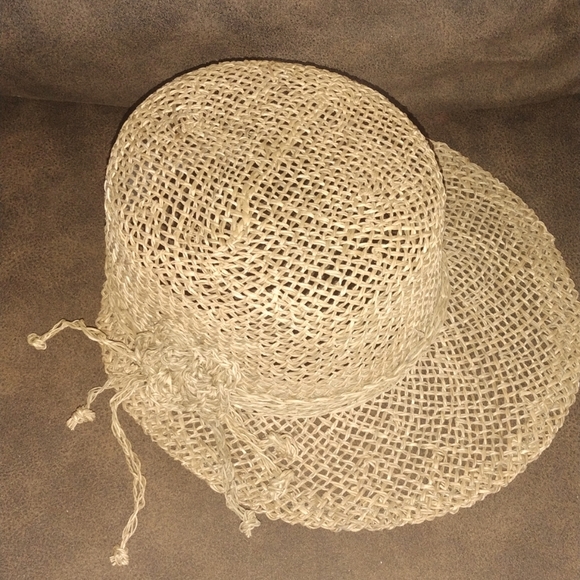 Cute Summer Wicker Style Hat NWOT 👒 - Picture 4 of 10